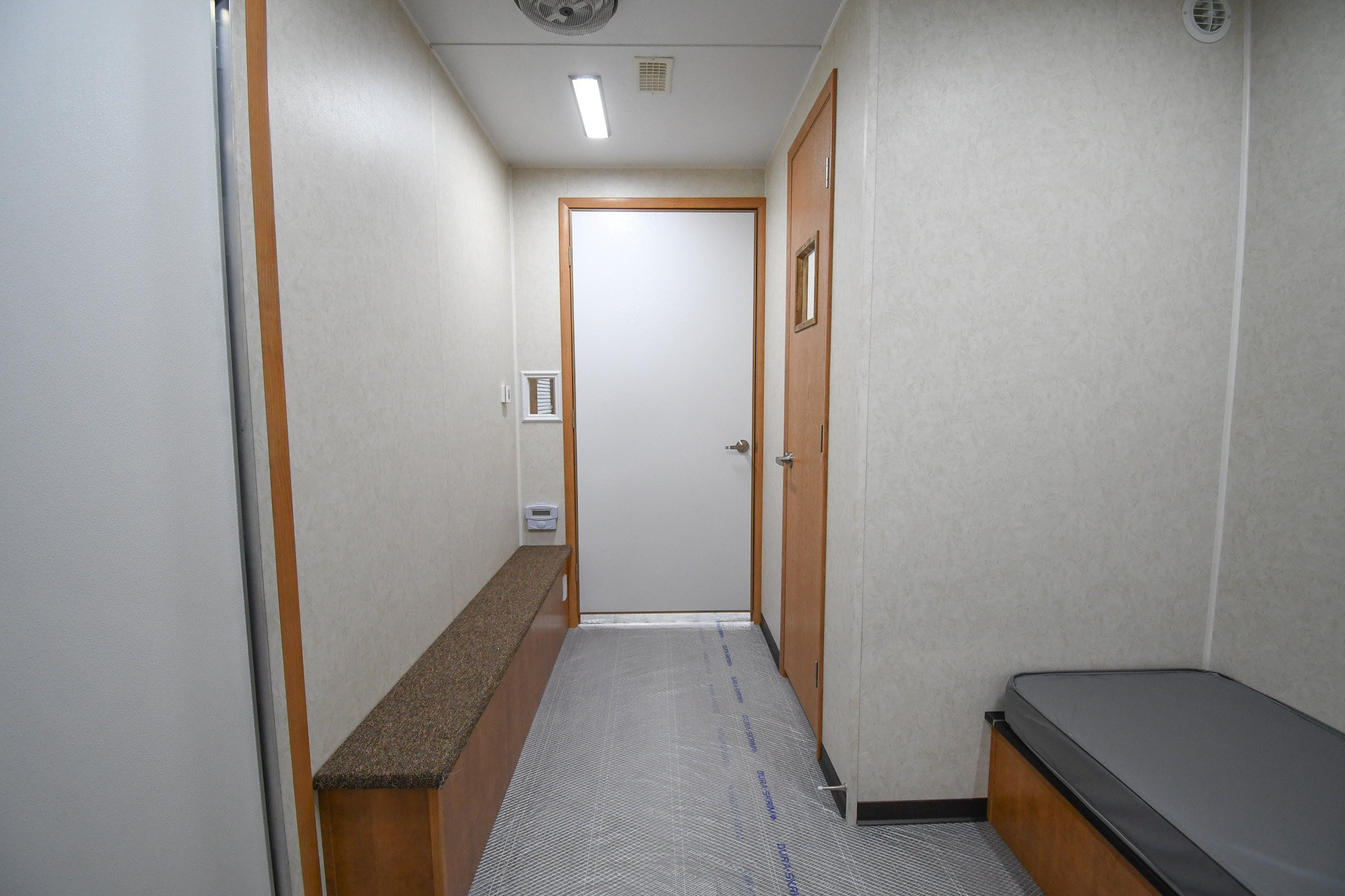 A back-to-front view inside the unit for Lancaster, OH.
