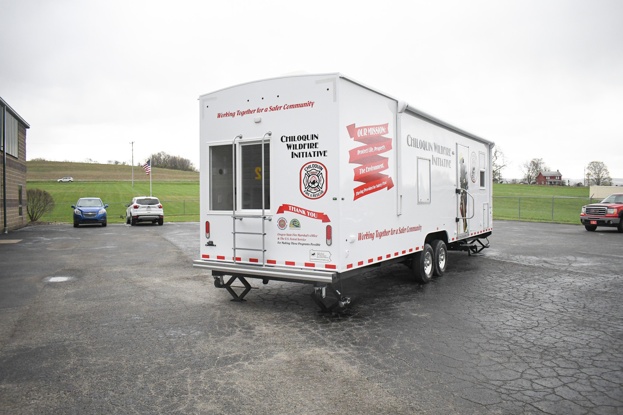 An exterior view of the unit for Chiloquin, OR.
