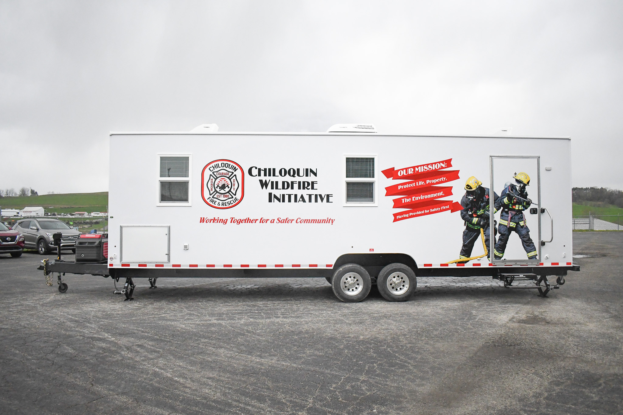 An alternative side view of the unit for Chiloquin, OR.