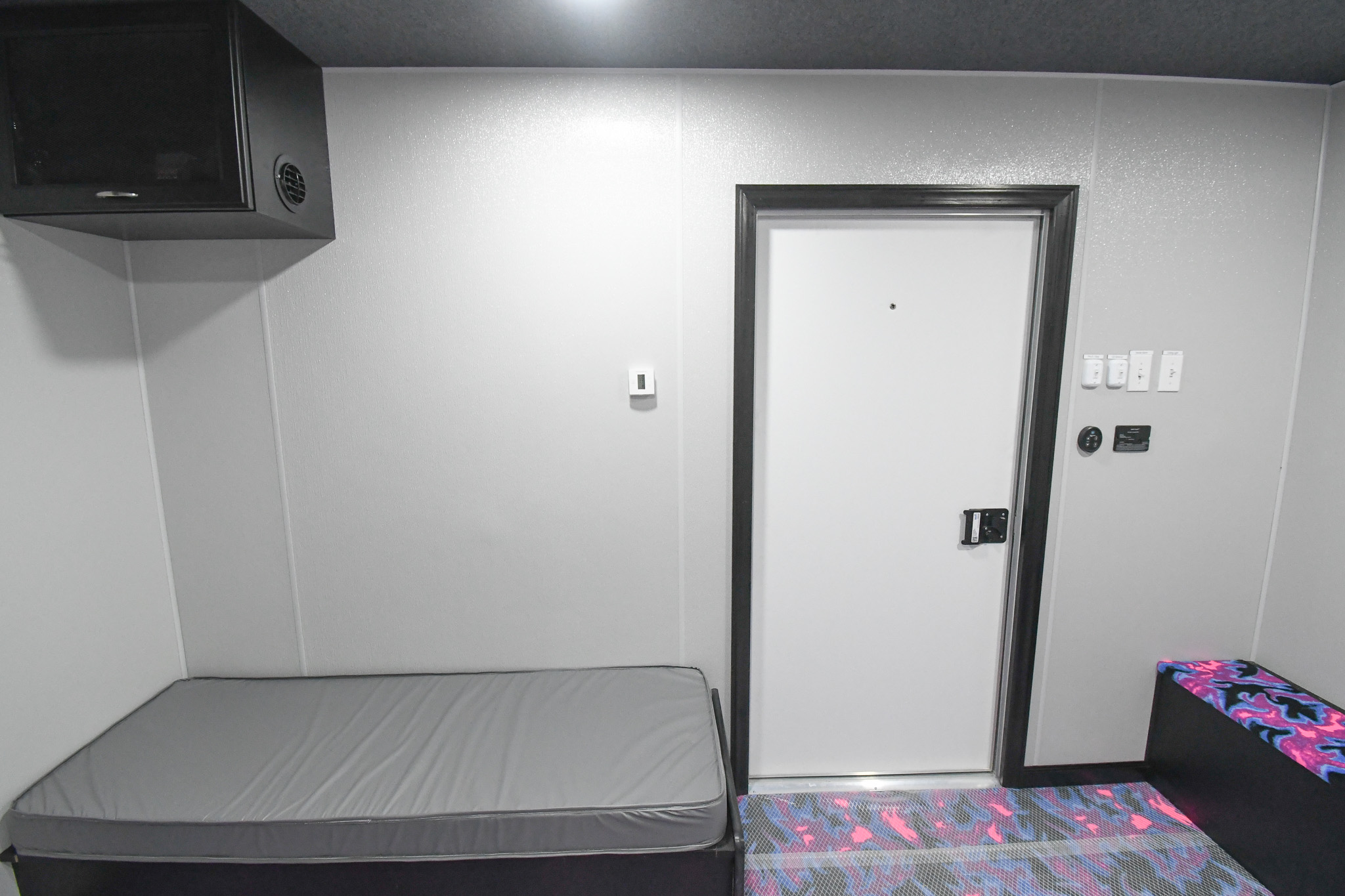 The bedroom stage inside the unit for Bullhead City, AZ.