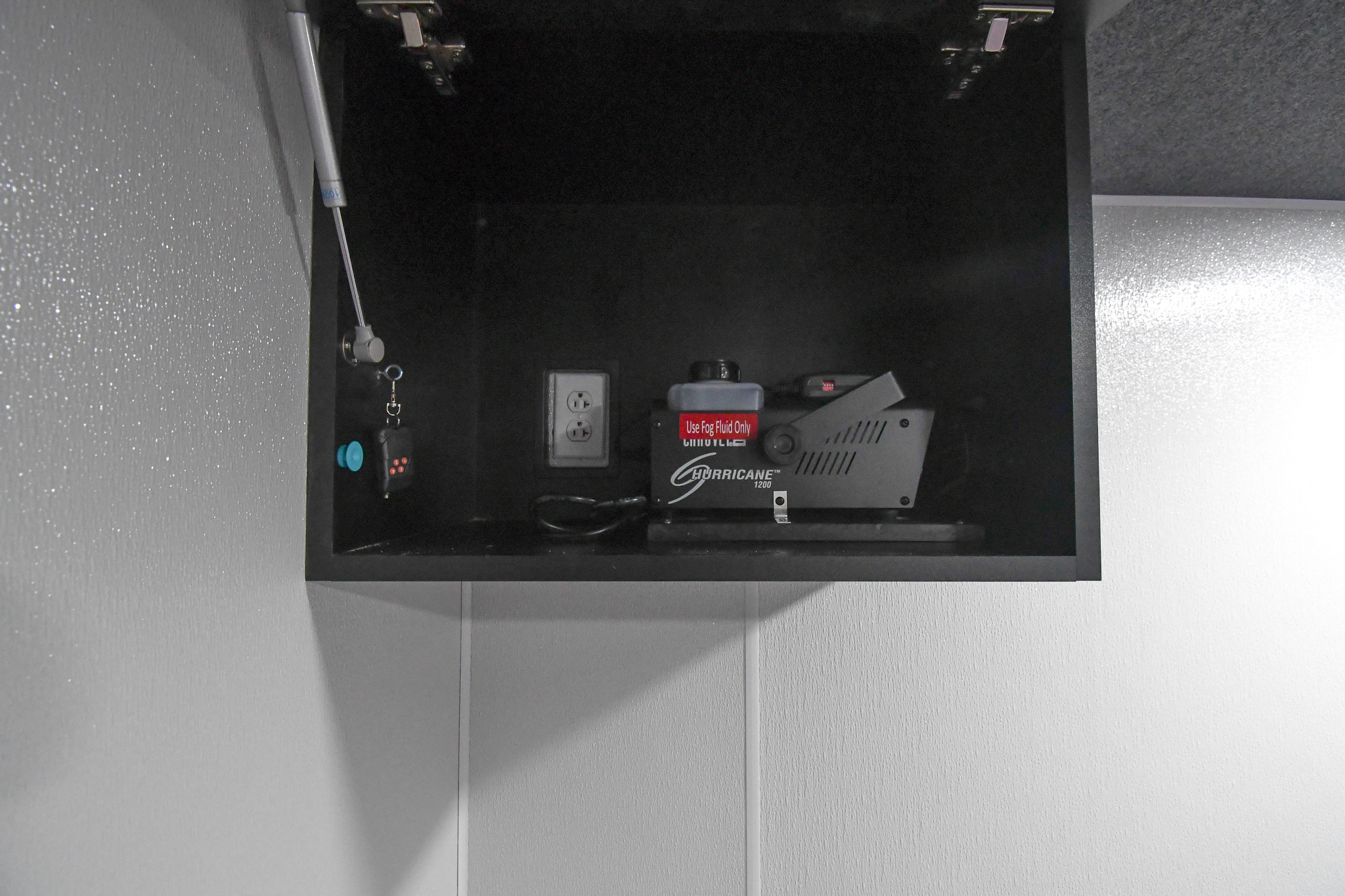 The bedroom stage's haze machine inside the unit for Bullhead City, AZ.