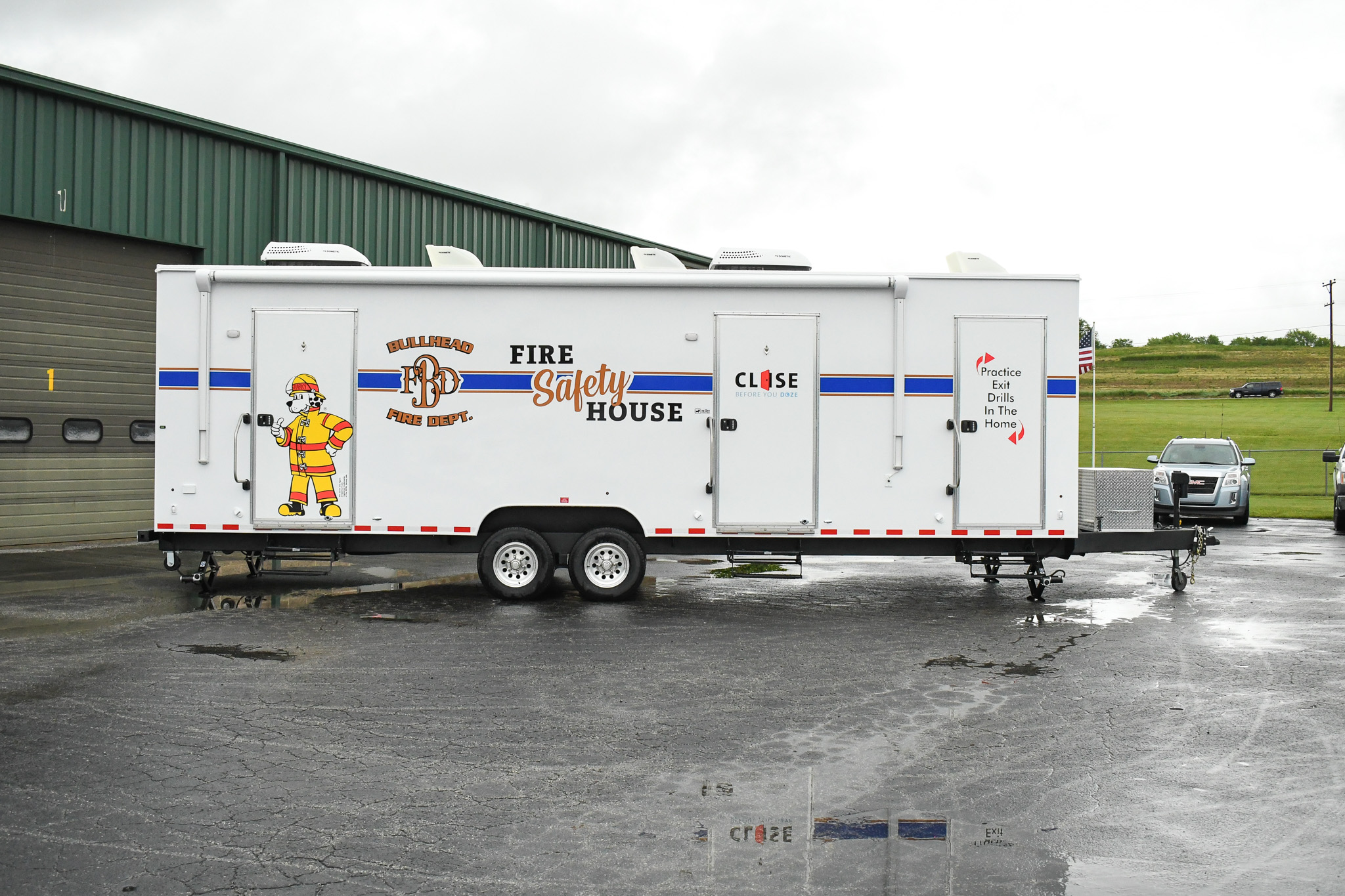 A side view of the unit for Bullhead City, AZ.