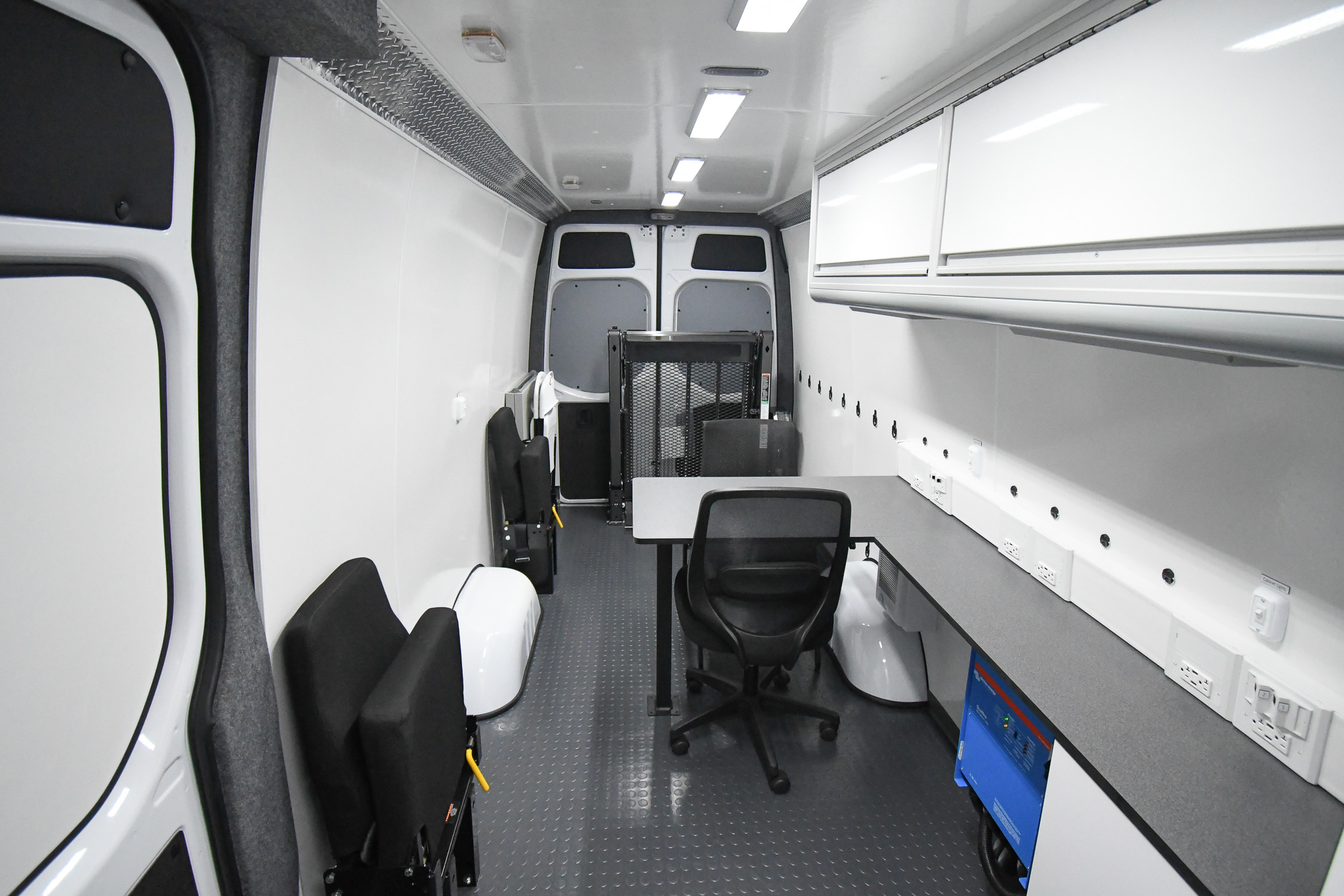 A front-to-back view inside the unit for Pittsburgh, PA.