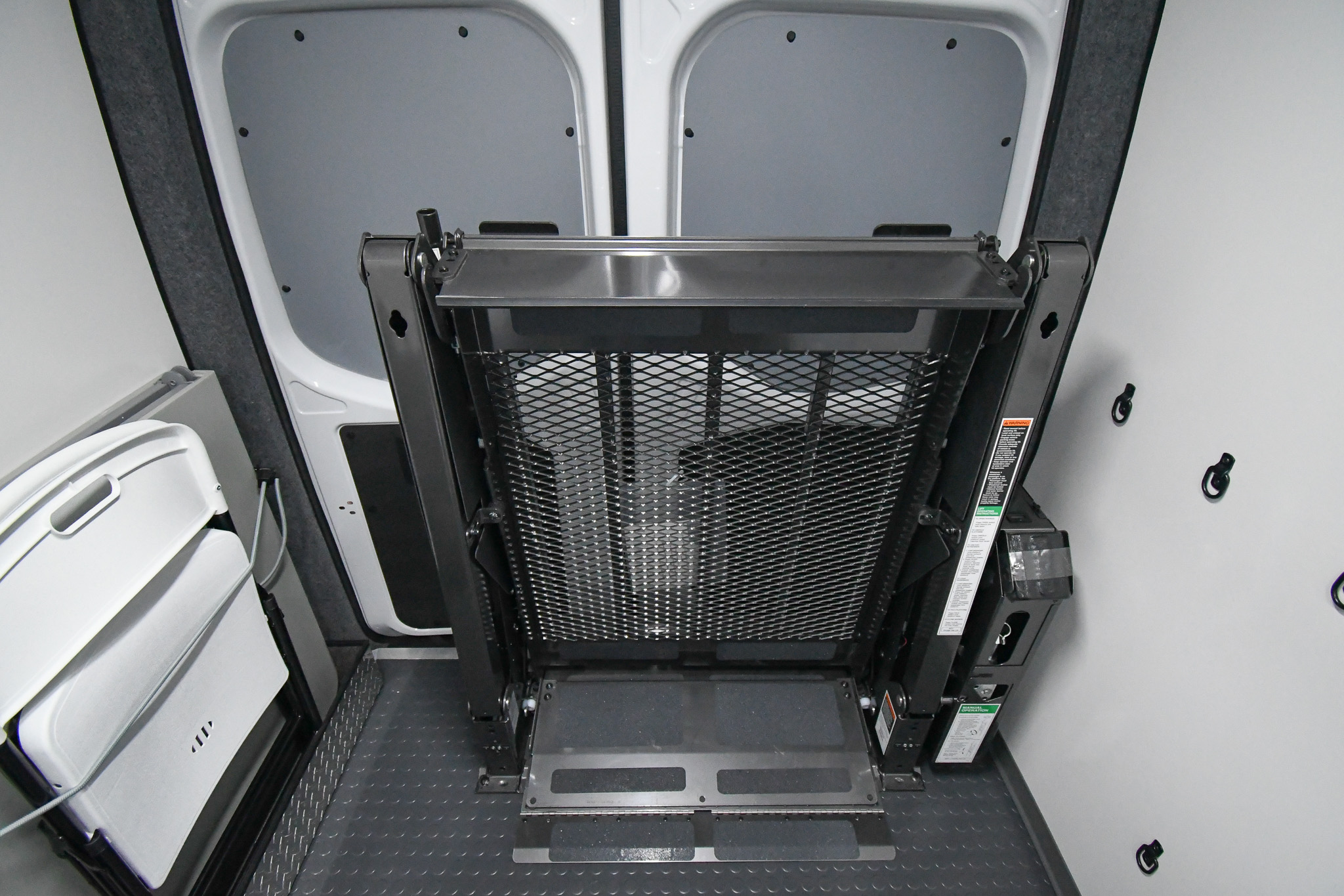 The wheelchair ramp inside the unit for Pittsburgh, PA.
