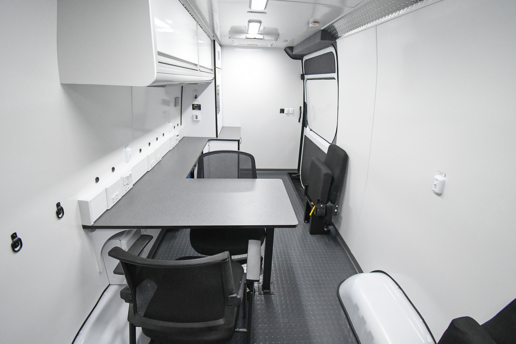A back-to-front view inside the unit for Pittsburgh, PA.