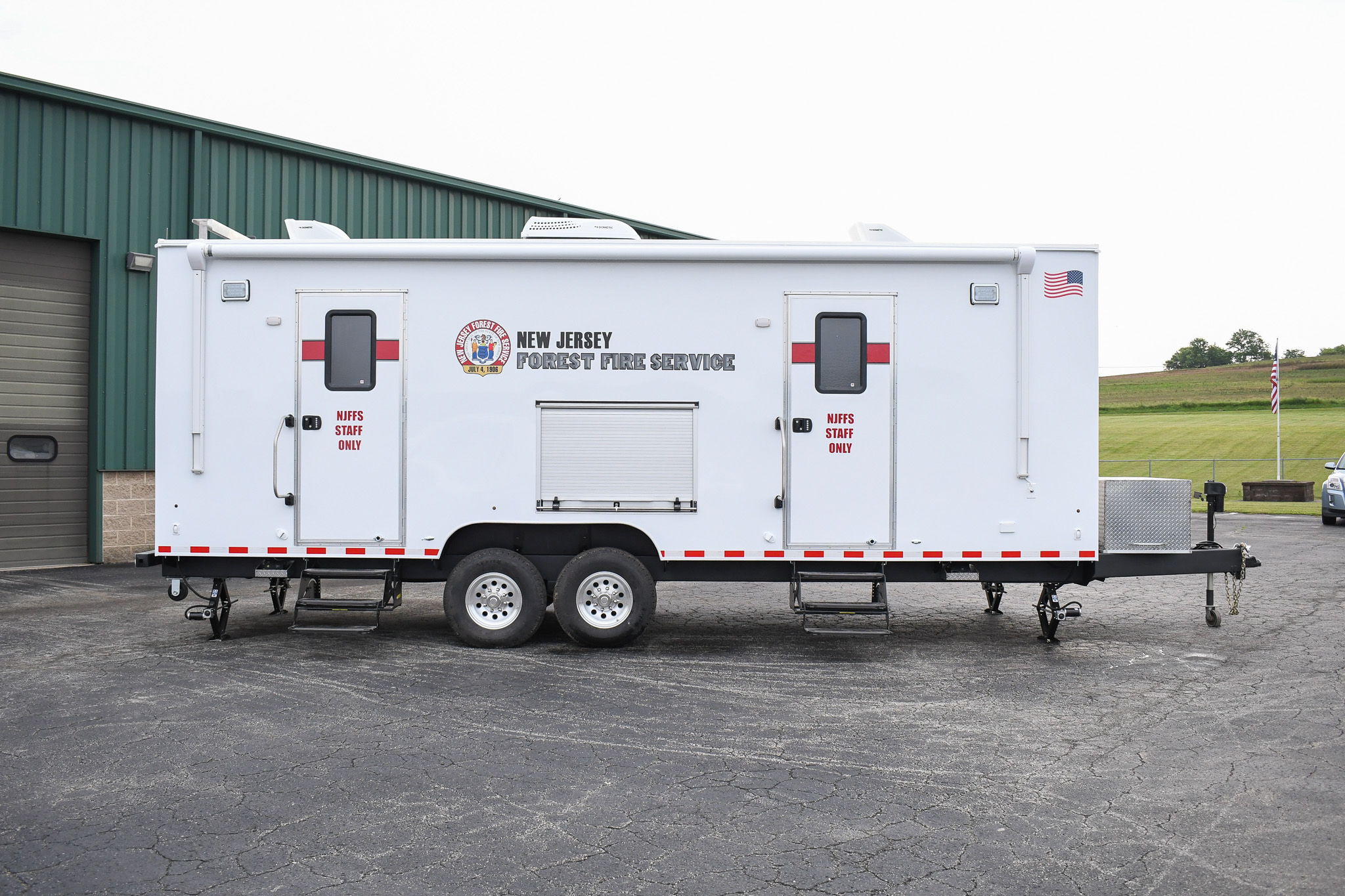 A side view of the unit for Trenton, NJ.