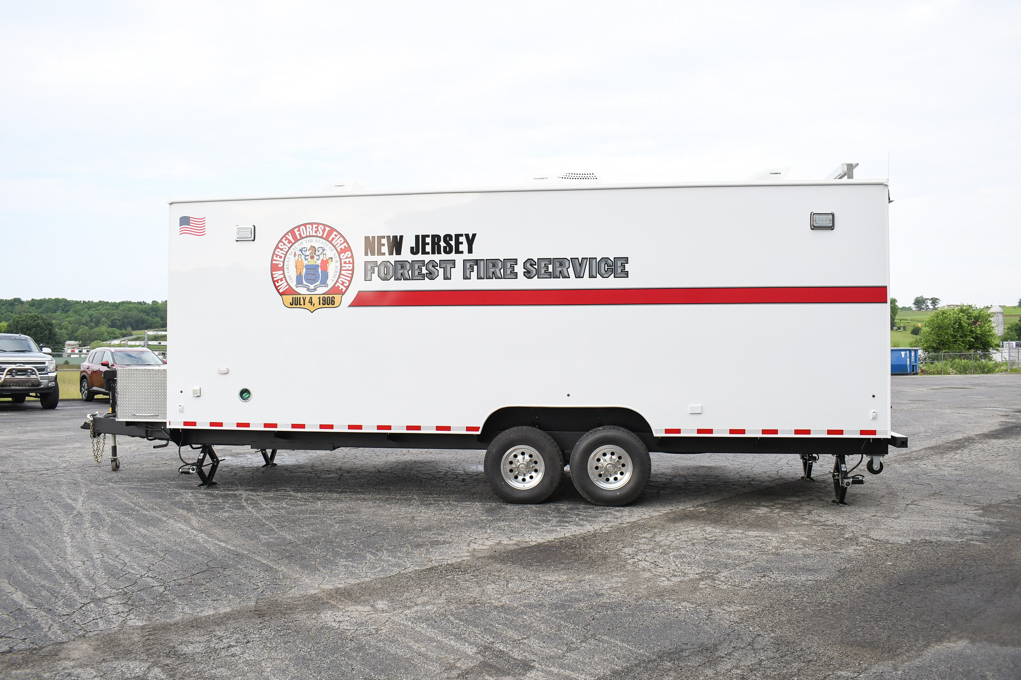 An alternate side view of the unit for Trenton, NJ.