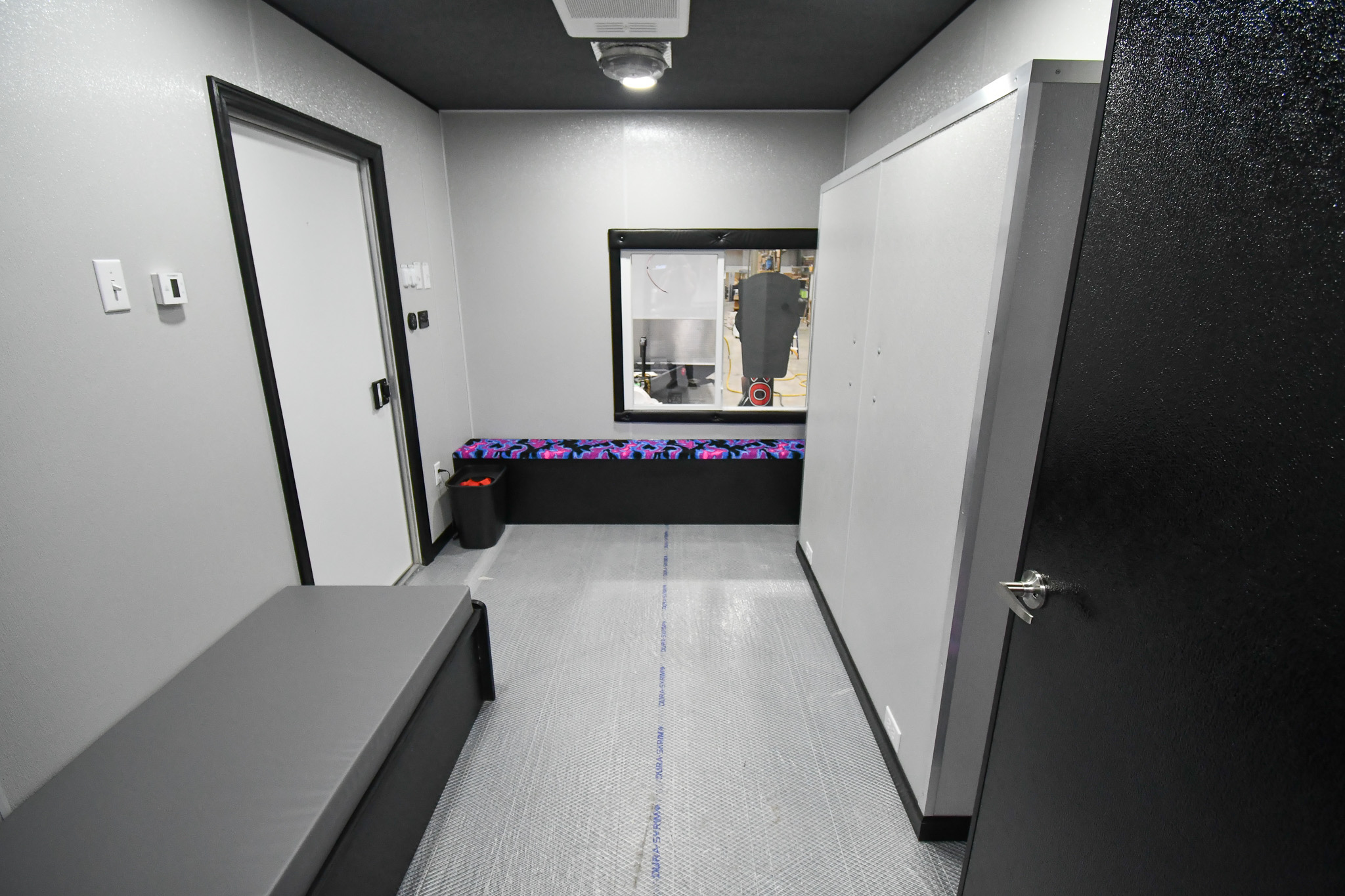 The bedroom stage inside the unit for DeKalb County, GA.