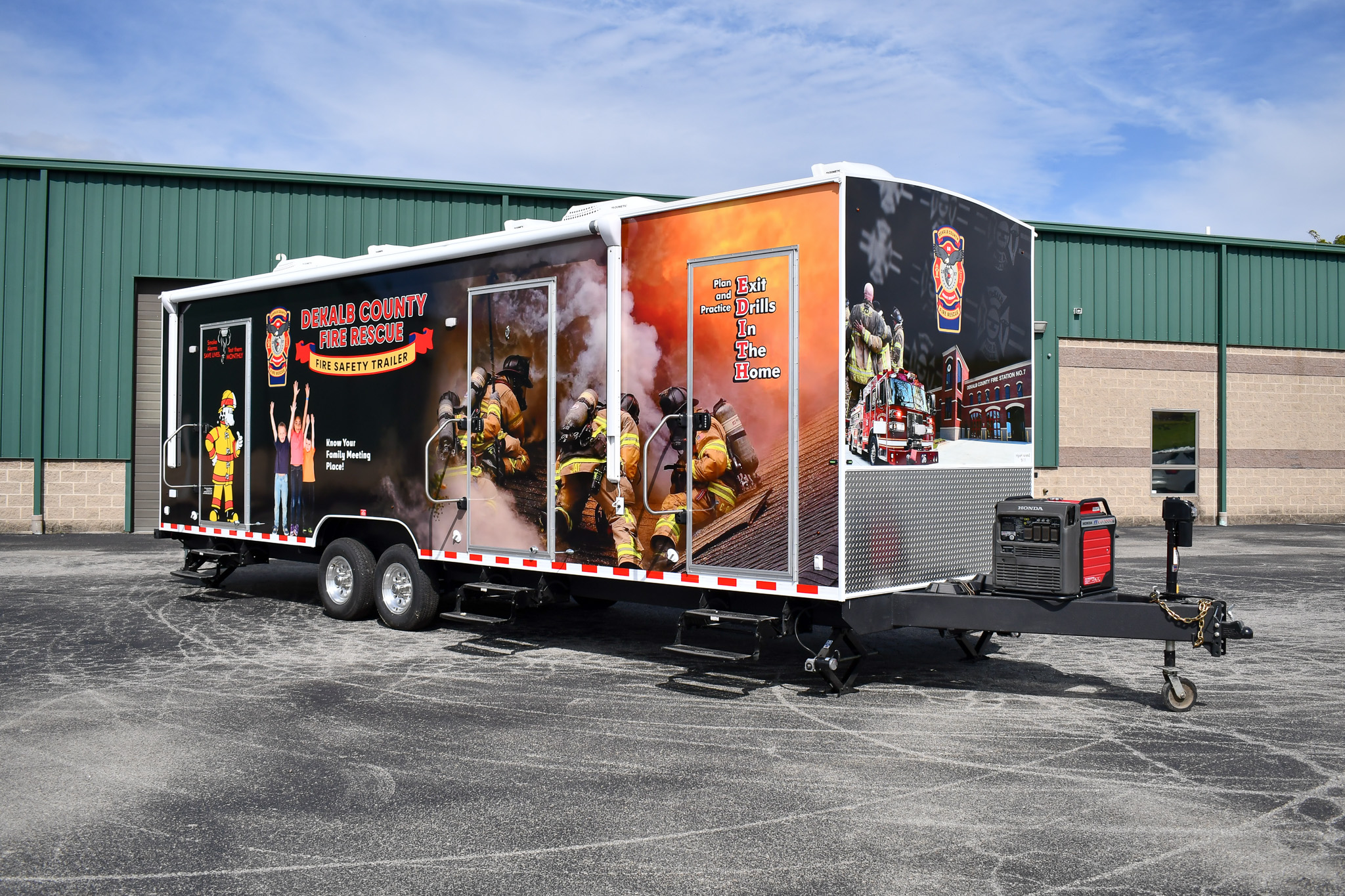 An exterior view of the unit for DeKalb County, GA.
