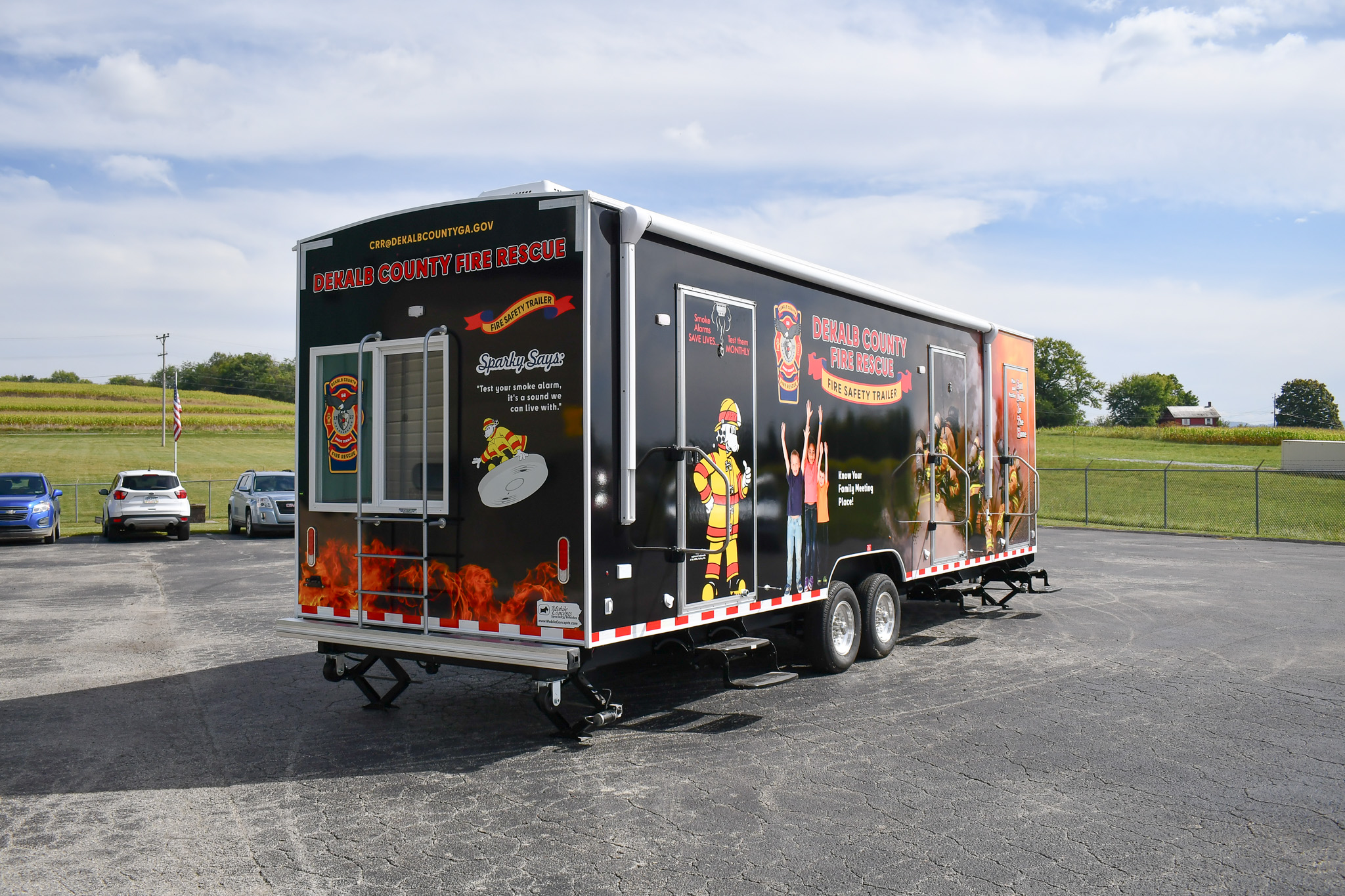 An exterior view of the unit for DeKalb County, GA.