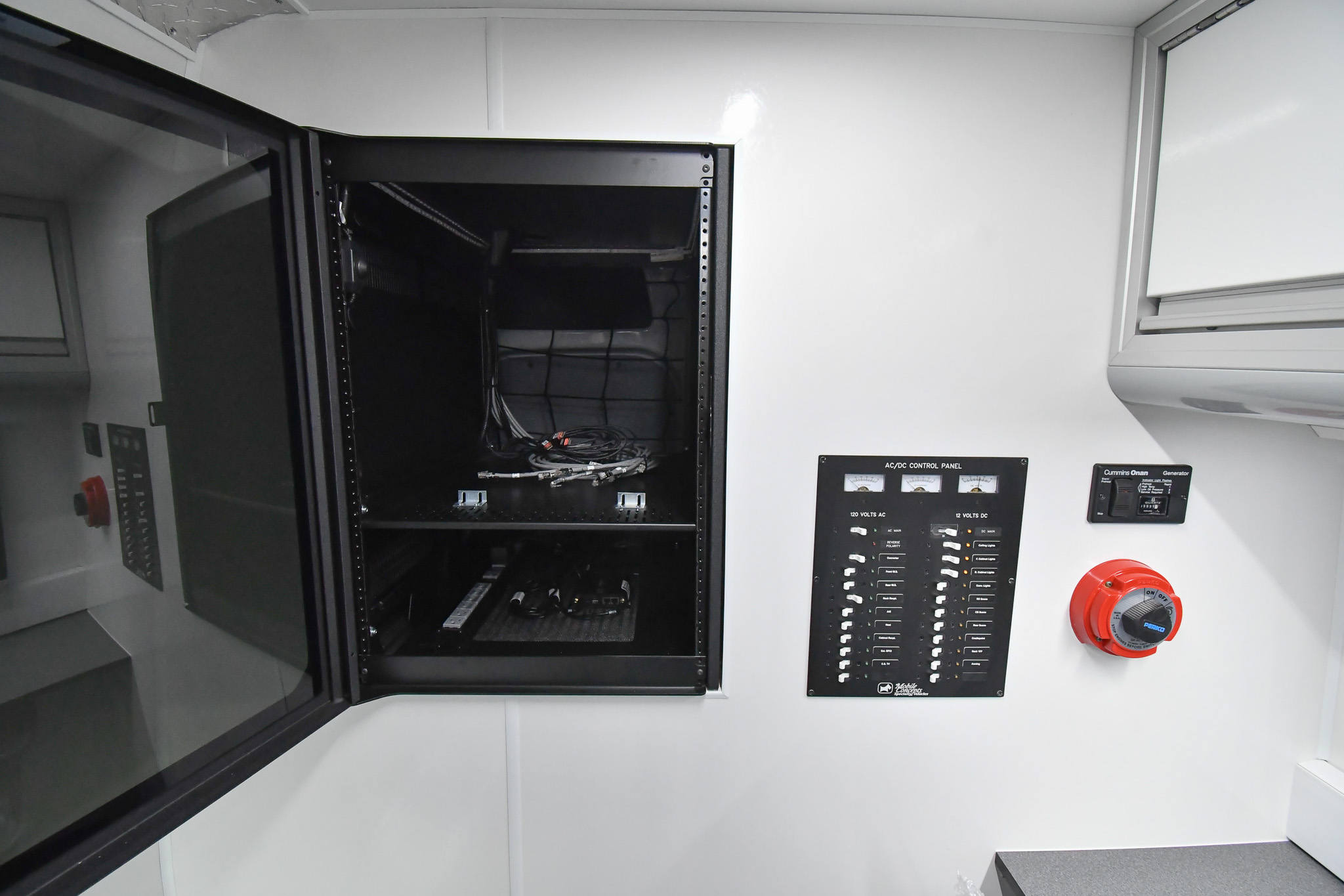 An interior view of the sprinter for the 2025 Utility Expo in Louisville, KY.