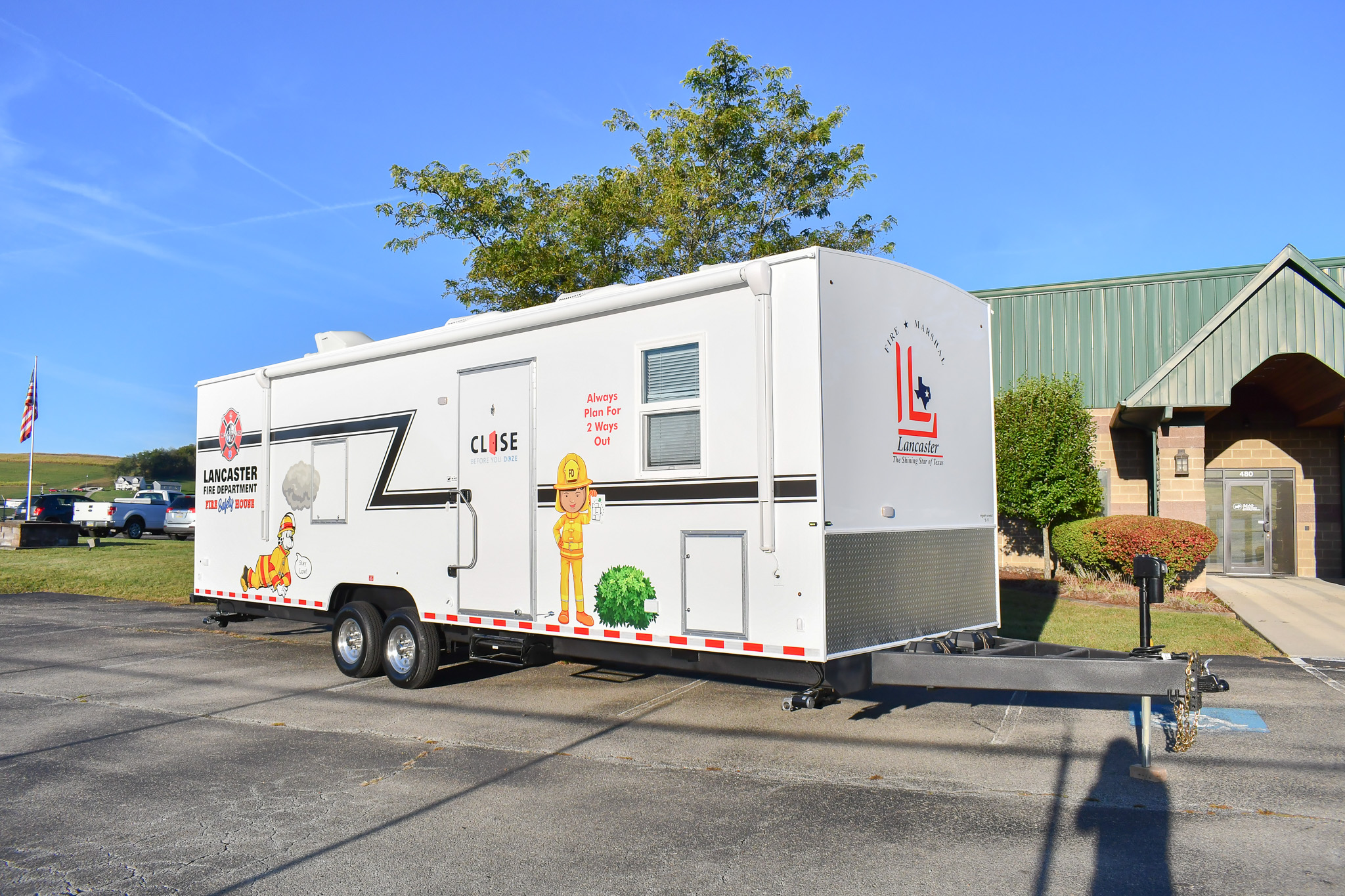 An exterior view of the unit for Lancaster, TX.