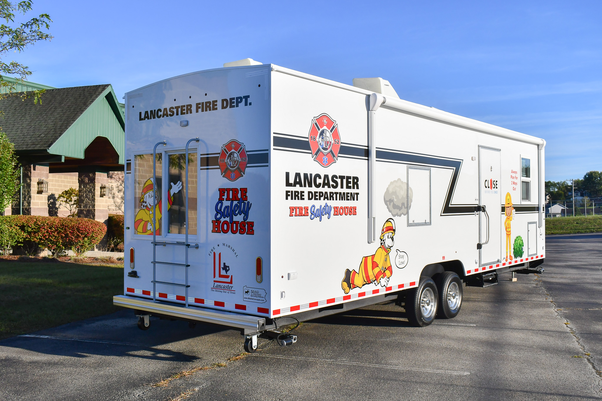 An exterior view of the unit for Lancaster, TX.
