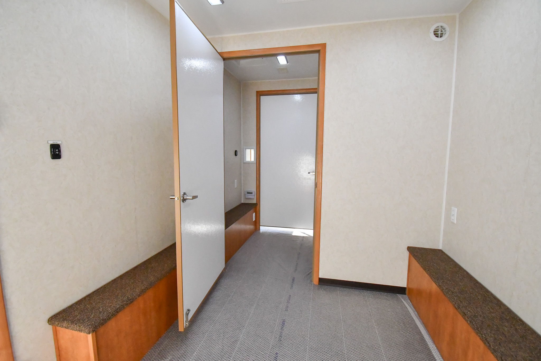 A back-to-front view inside the unit for Wantagh, NY.