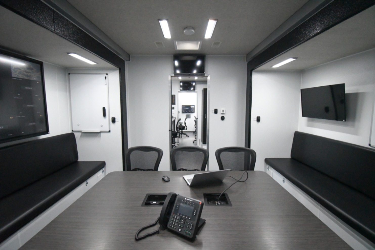 A front-to-back view inside the Command 42-5WS FW 2SO made for Sweetwater, FL.