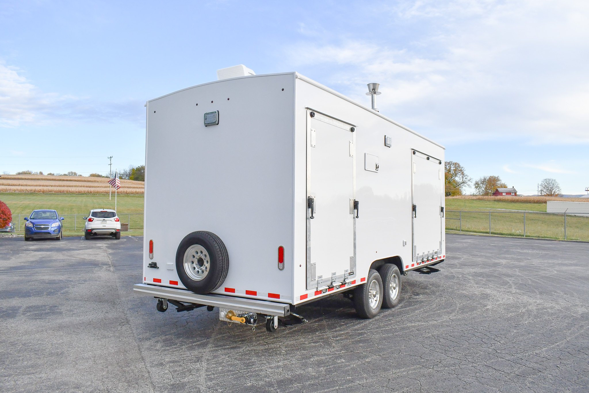 An exterior view of the DECON 24-3L for Concord, CA. The doors are closed.