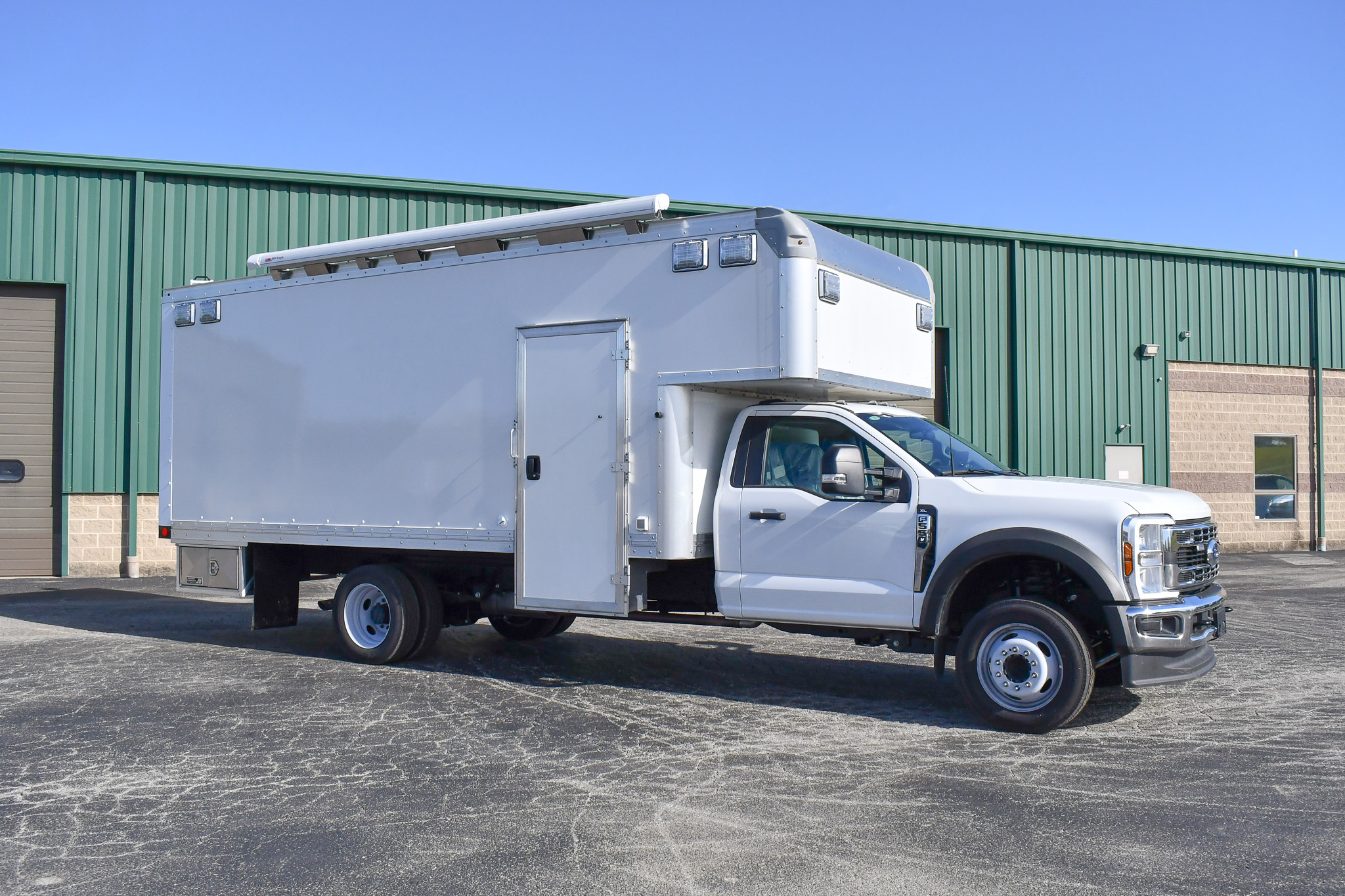 An exterior view of the Evidence Collection Truck for Kansas City, KS.