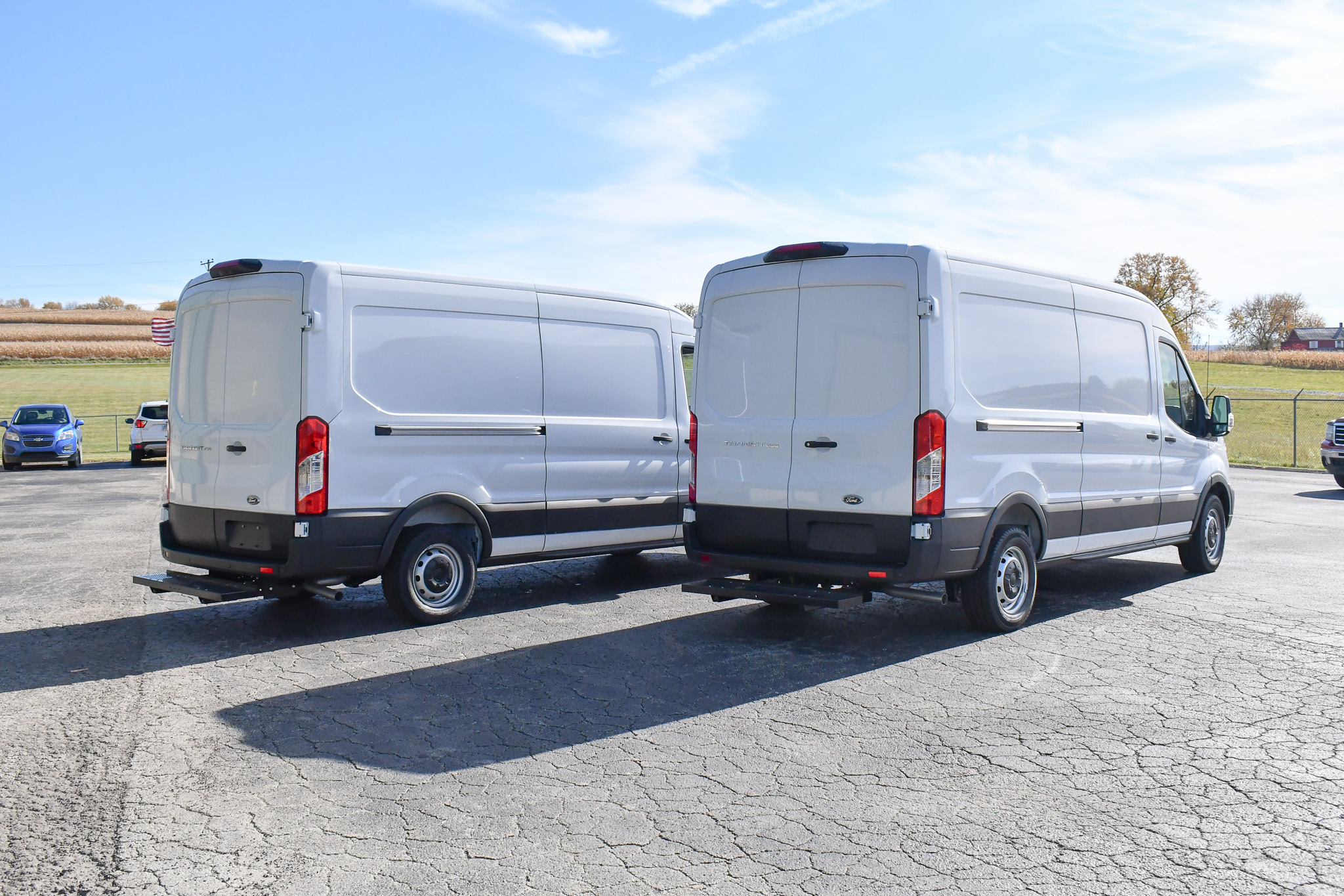 An exterior view of the Prisoner Transit vans for Columbia, SC.