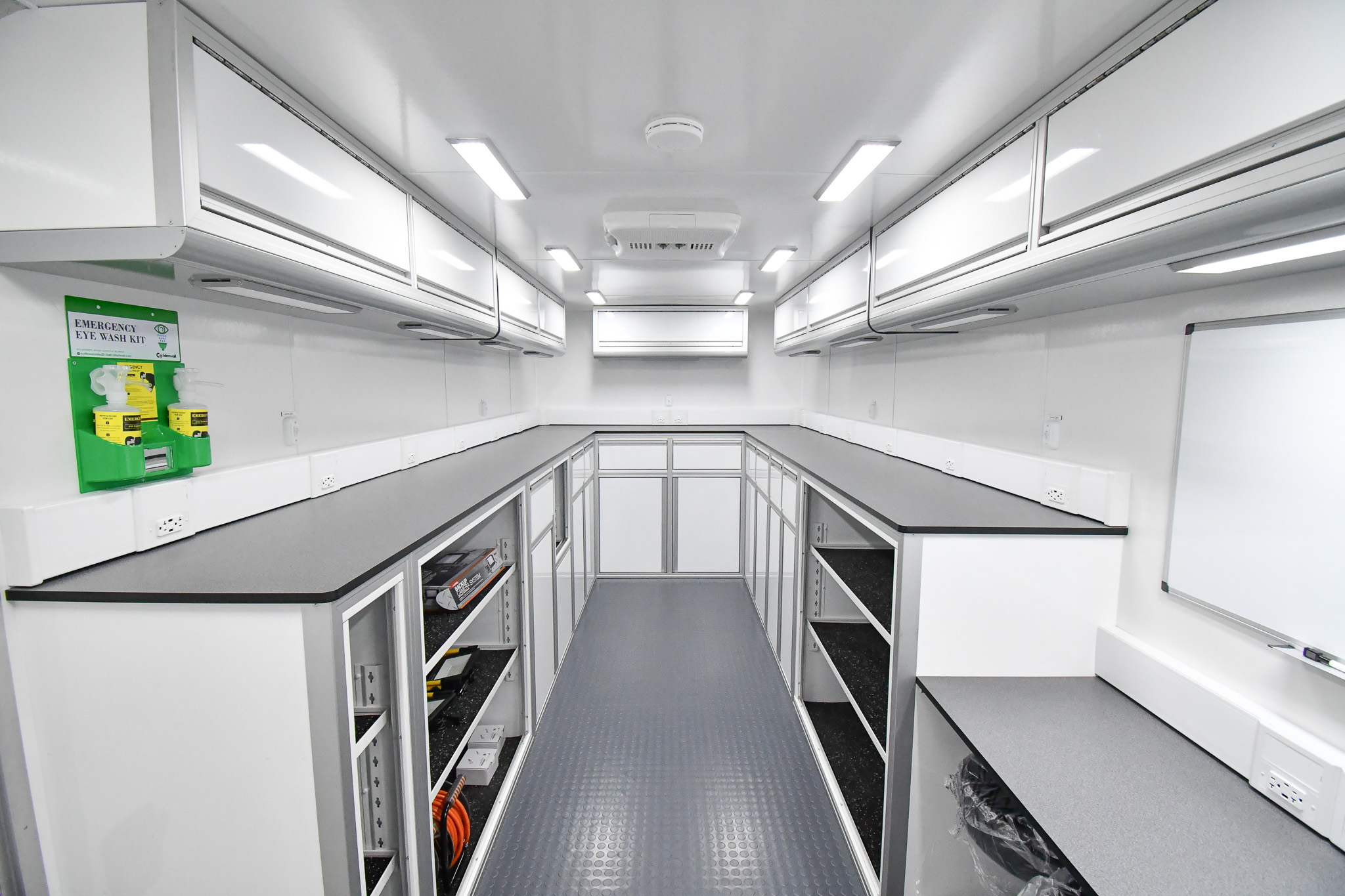 A front-to-back view inside the unit for Kansas City, KS.
