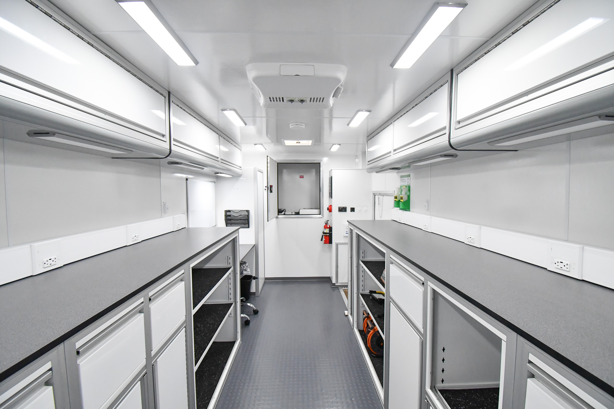 A back-to-front view inside the unit for Kansas City, KS.