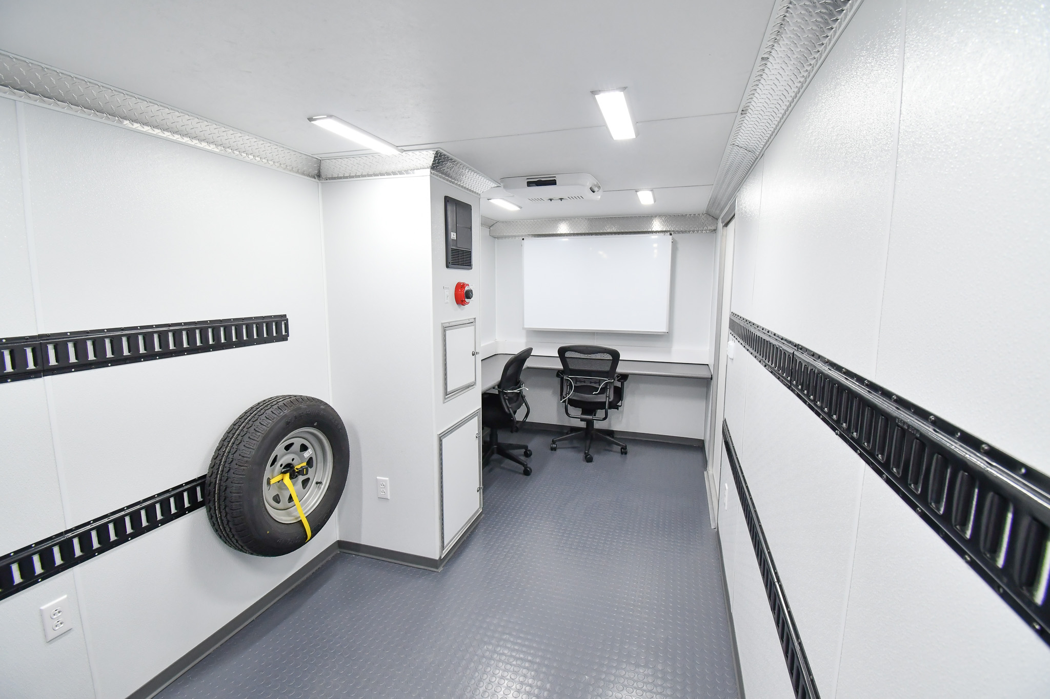 A back-to-front view inside the unit for Smithfield, NC.