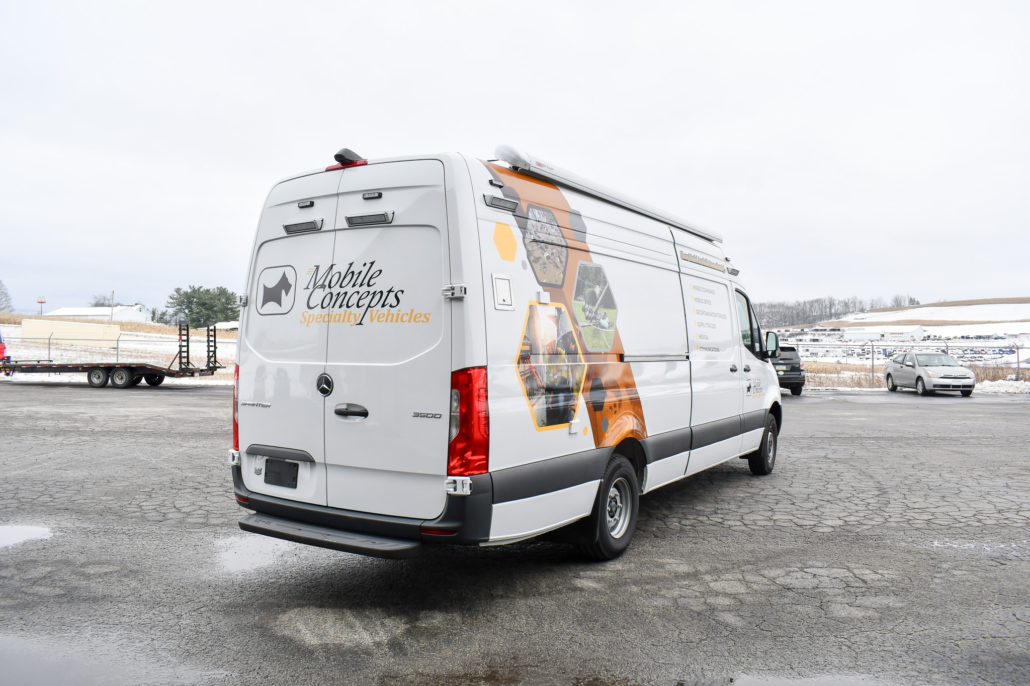 An exterior view of the Command 3WS made for the Utility Expo in Louisville, KY.