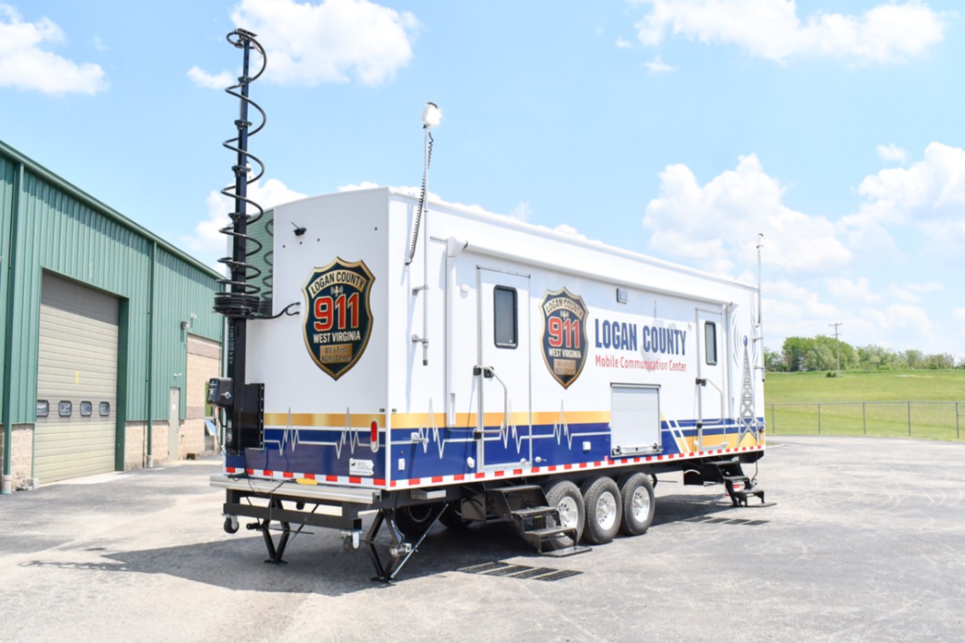 An exterior view of the Command 35-5WS SO made for Logan, WV.