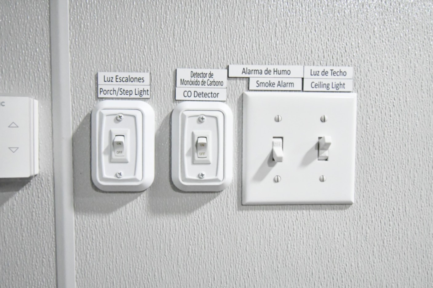 The translated labels inside the 35-Classroom made for Carolina, PR.