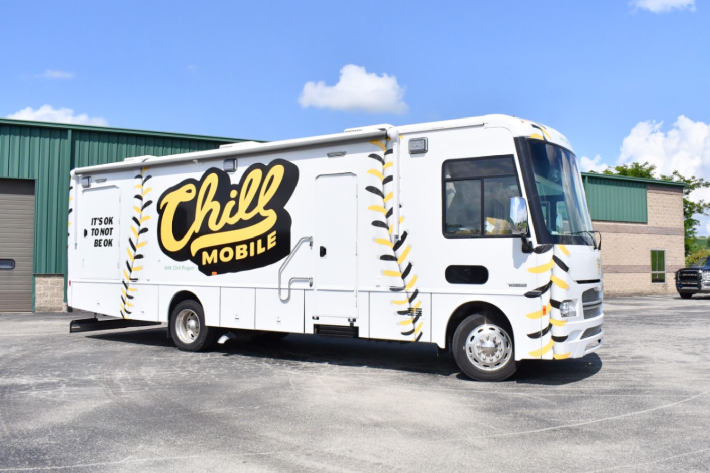 An exterior view of the Chill Mobile made for Pittsburgh, PA.
