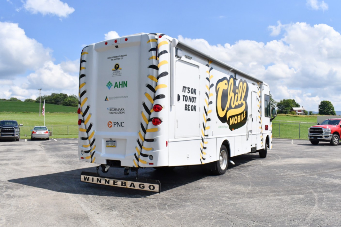 An exterior view of the Chill Mobile made for Pittsburgh, PA.